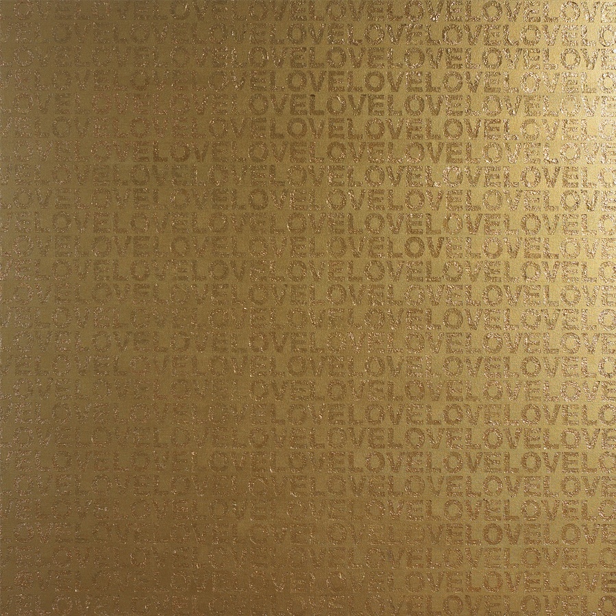 Gold in Love, 2007 Propene, mixed materials 150 x 150 cm